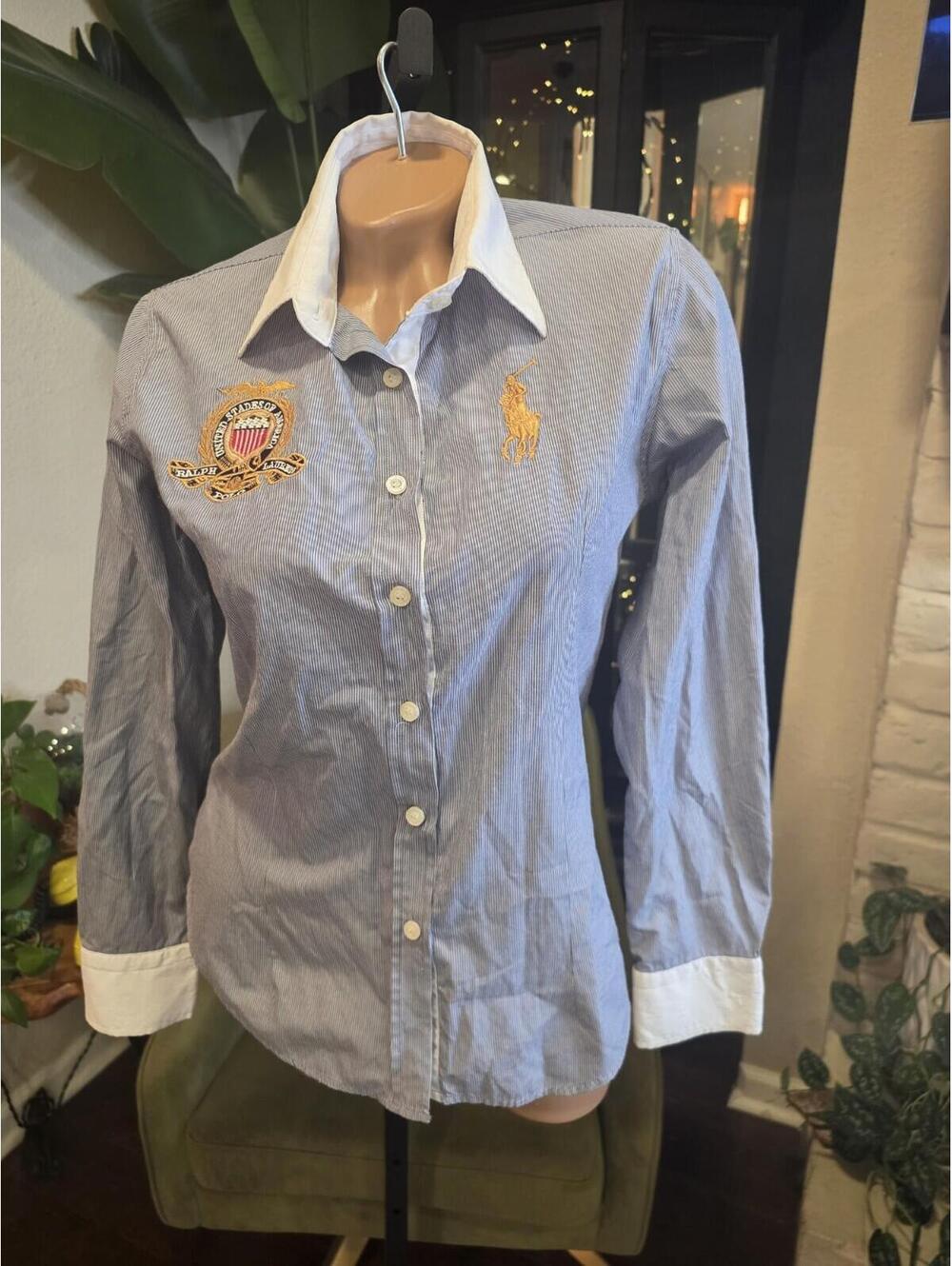 Rare Ralph Lauren United States Of America Polo Woman XXL